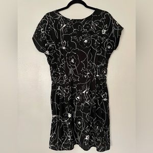 Böhme Floral Black and White Dress